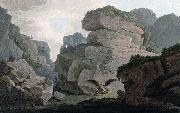 John William Edy Heliesund, a Pass between the Rocks France oil painting artist